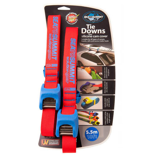 Sea to Summit Tie Down with Silicone Cam Cover 2 Pack